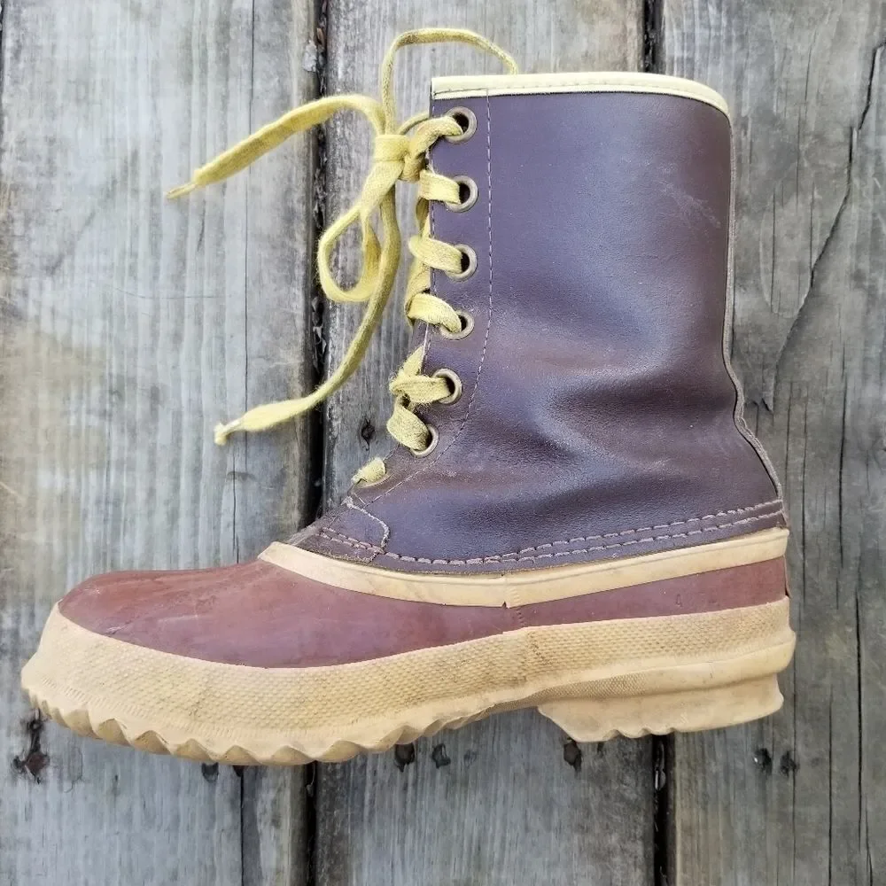 Sorel Arctic‎ Pac Leather Duck Snow Winter Boots 5